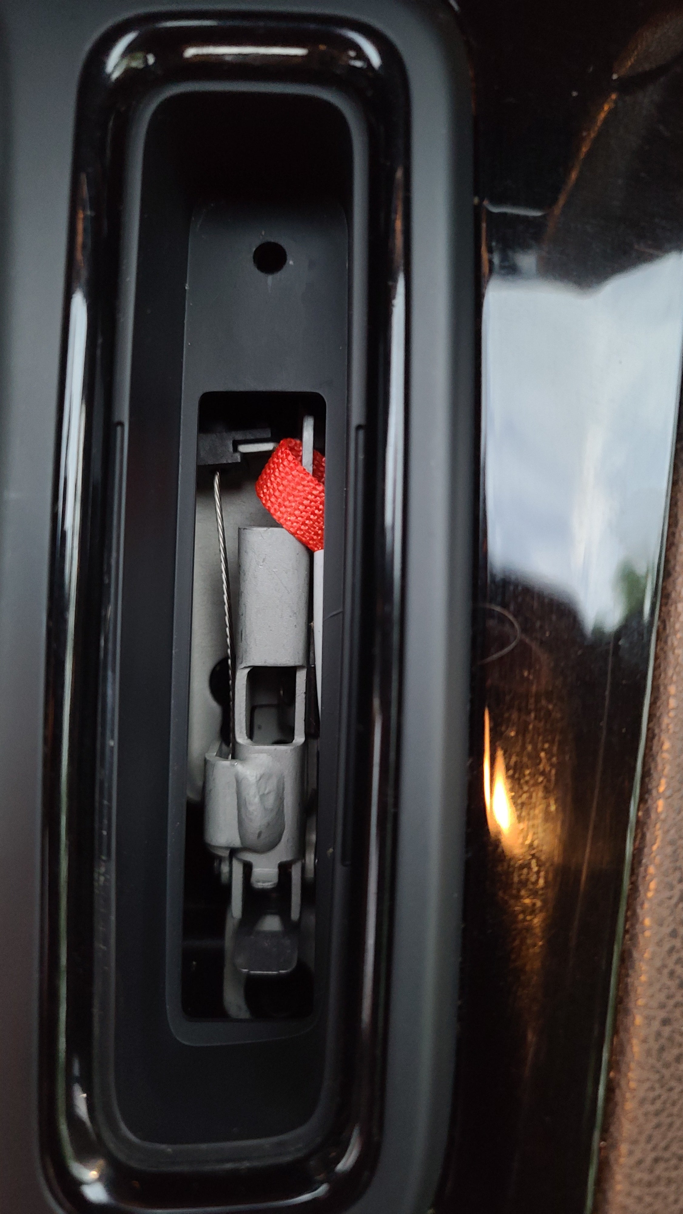 Destroyer1320 2014-2023 Chrysler 300 Steel Neutral Strap/Release Cover Plate - Laser Cut, Painted, Authentic