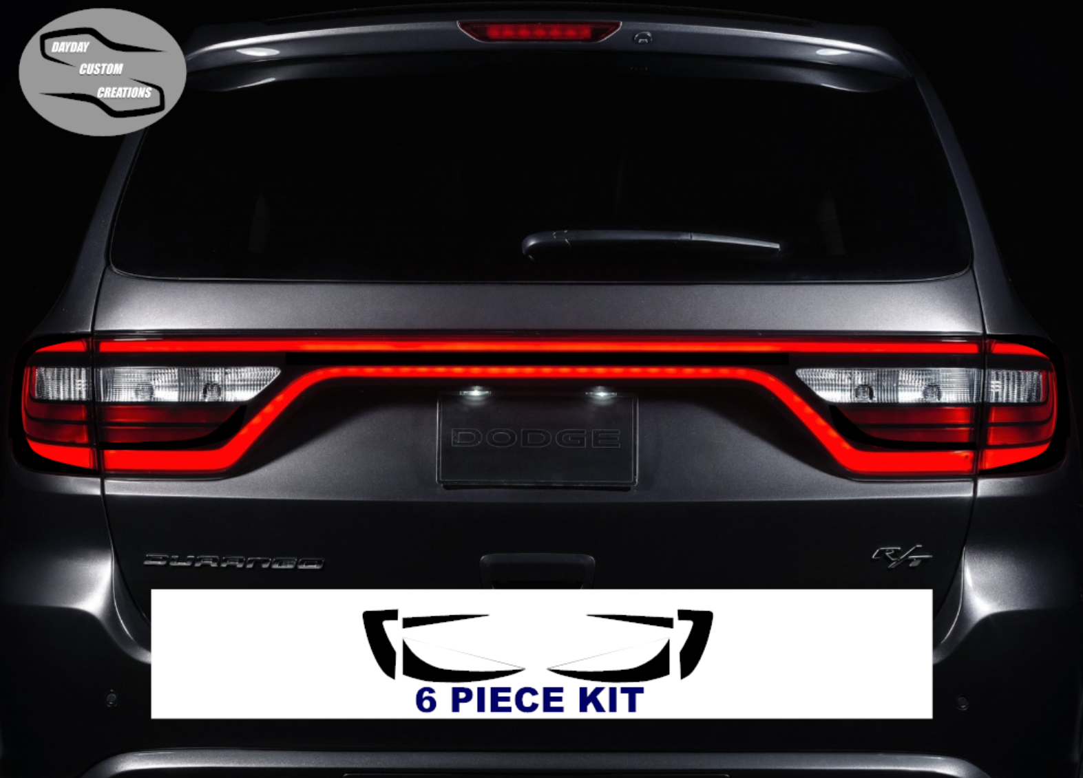 14-25 Dodge Durango Taillight Decal Design 12