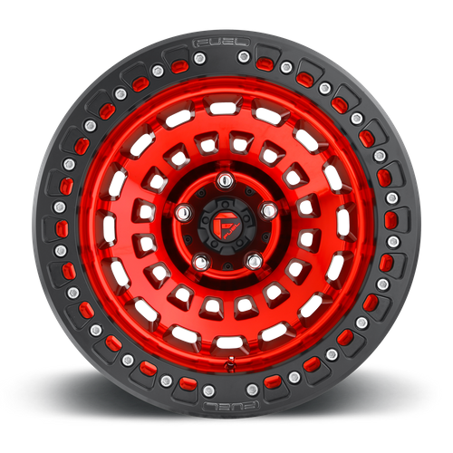Fuel ZEPHYR BEADLOCK Candy Red 6x139.7 Wheels - product view 3