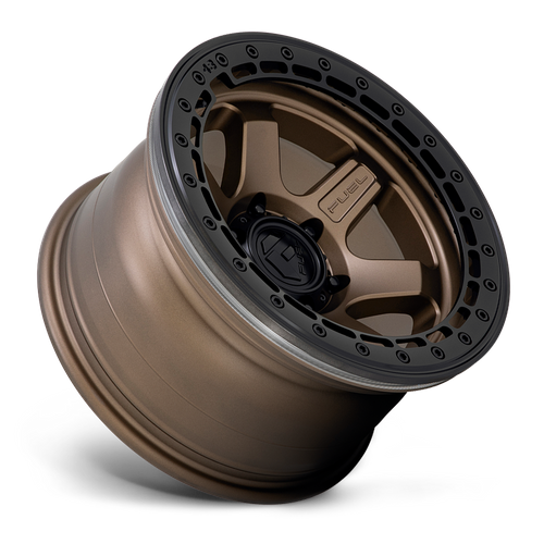 Fuel BLOCK BEADLOCK Matte Bronze W/ M-Black Ring 6x139.7 Wheels - product view 2