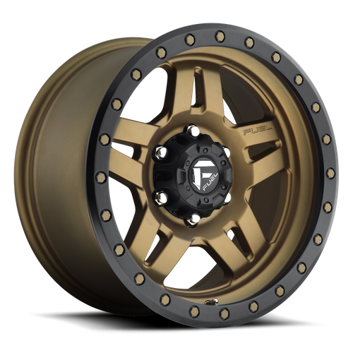 Fuel ANZA Matte Bronze Black Bead Ring 6x139.7 Wheels - product view 2