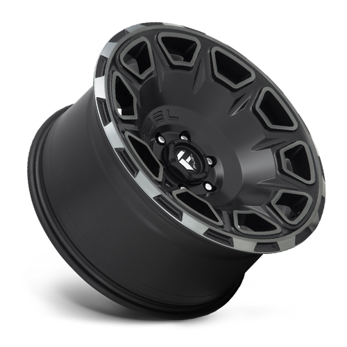 Fuel VENGEANCE Matte Black Double Dark Tint 6x139.7 Wheels - product view 2