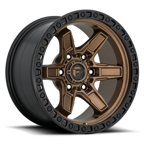 Fuel KICKER Matte Bronze Black Bead Ring 6x139.7 Wheels - product view 1