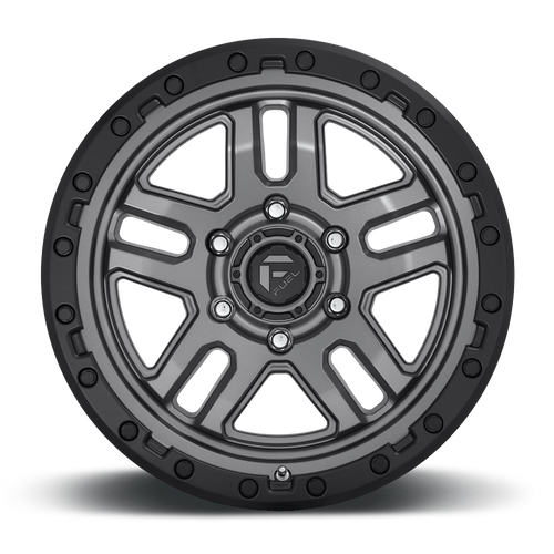 Fuel AMMO Matte Gunmetal Black Bead Ring 6x139.7 Wheels - product view 3