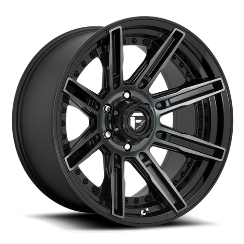 Fuel ROGUE Gloss Mach Double Dark Tint 6x139.7 Wheels - product view 1