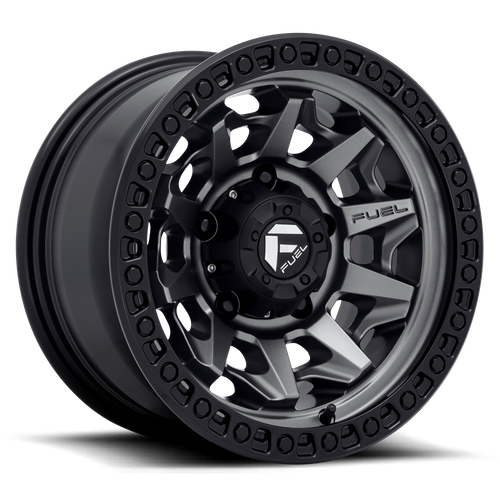 Fuel COVERT Matte Gunmetal Black Bead Ring 6x139.7 Wheels - product view 1