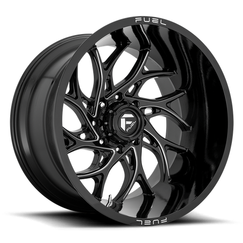 Fuel RUNNER Gloss Black Milled 6x139.7 Wheels - product view 1
