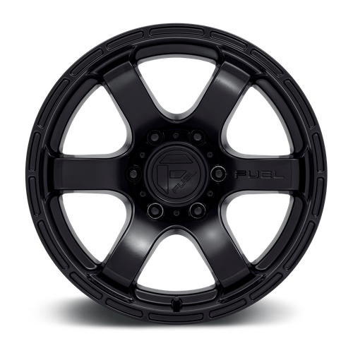 Fuel RUSH Satin Black 6x139.7 Wheels - product view 3
