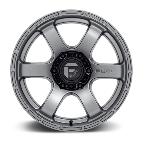 Fuel RUSH Matte Gunmetal 6x139.7 Wheels - product view 3