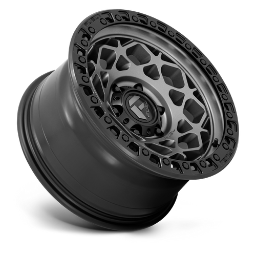 Fuel UNIT Gunmetal W/ Matte Black Ring 6x139.7 Wheels - product view 2