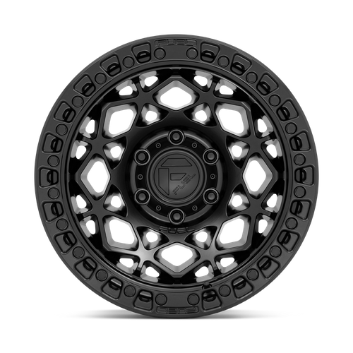 Fuel UNIT Matte Black W/ M-Black Ring 6x139.7 Wheels - product view 3