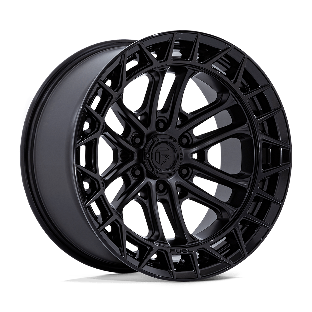 Fuel CELSIUS Matte Black W/ G-Blk Lip 6x139.7 Wheels - product view 4