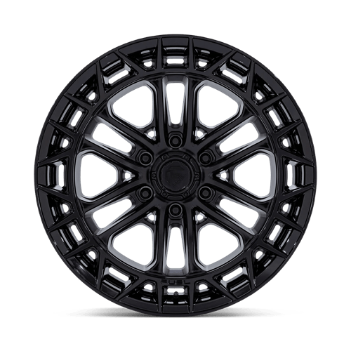 Fuel CELSIUS Matte Black W/ G-Blk Lip 6x139.7 Wheels - product view 3