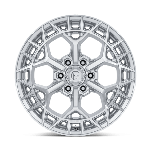 Fuel CHARGER Gloss Silver W/ Machined Face 6x139.7 Wheels - product view 3