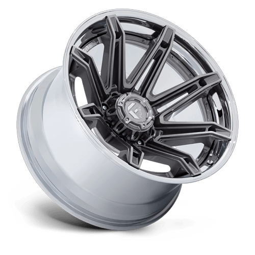 Fuel BRAWL Platinum W/ Chrome Lip 6x139.7 Wheels - product view 2