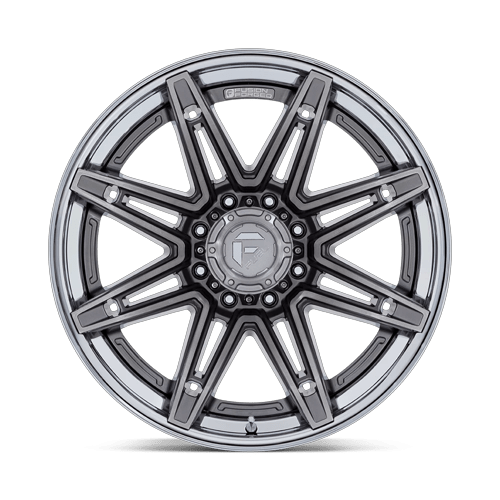 Fuel BRAWL Platinum W/ Chrome Lip 6x139.7 Wheels - product view 3