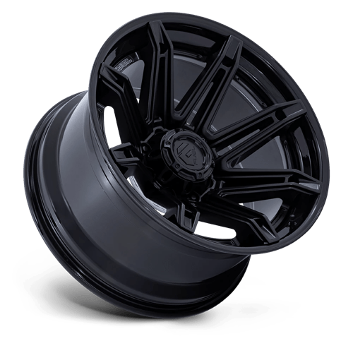 Fuel BRAWL Matte Black W/ Gloss Black Lip 6x139.7 Wheels - product view 2