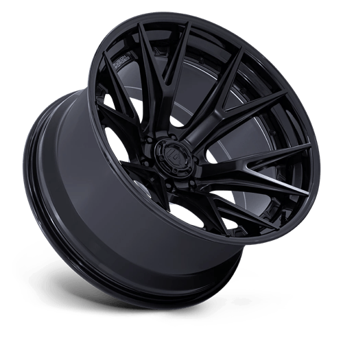Fuel CATALYST Matte Black W/ Gloss Black Lip 6x139.7 Wheels - product view 2