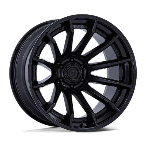 Fuel BURN Matte Black W/ Gloss Black Lip 6x139.7 Wheels - product view 1