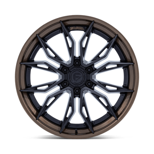 Fuel MUTINY Matte Black W Gloss Bronze Lip 6x139.7 Wheels - product view 3