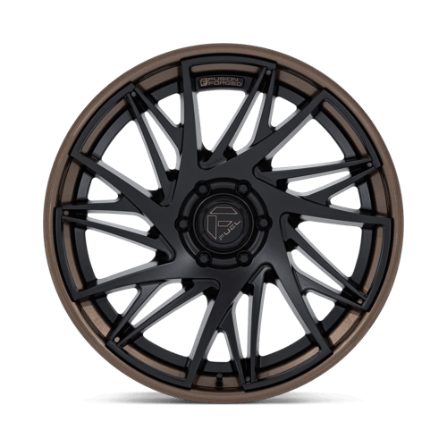 Fuel DYNAMO Matte Black W/ G-Bronze Lip 6x139.7 Wheels - product view 3