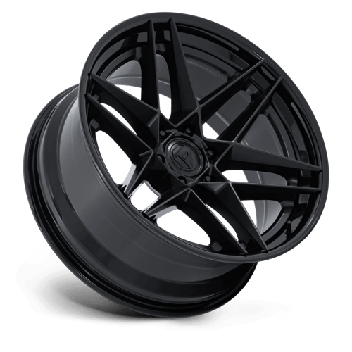 Fuel FLIGHT Matte Black W/ Gloss Black Lip 6x139.7 Wheels - product view 2