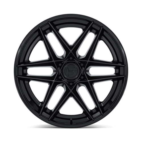 Fuel FLIGHT Matte Black W/ Gloss Black Lip 6x139.7 Wheels - product view 3