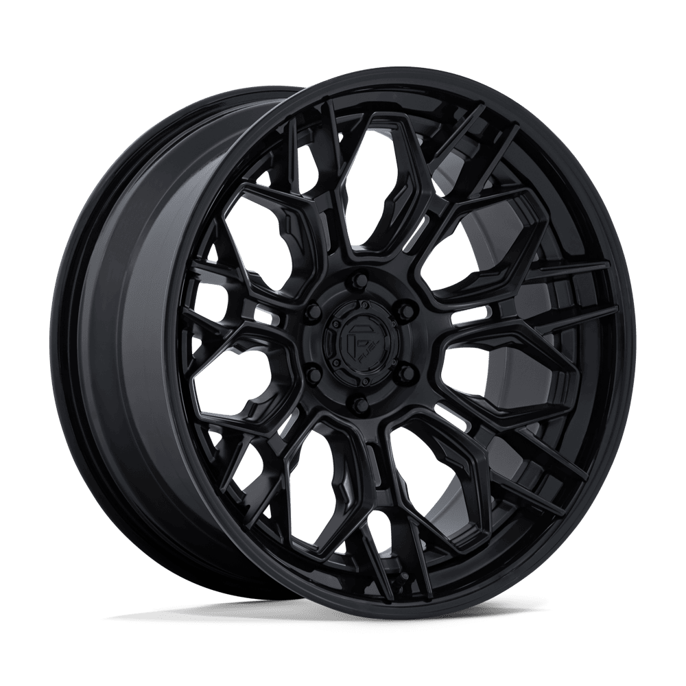 Fuel HIVE Matte Black W/ Gloss Black Lip 6x139.7 Wheels - product view 4