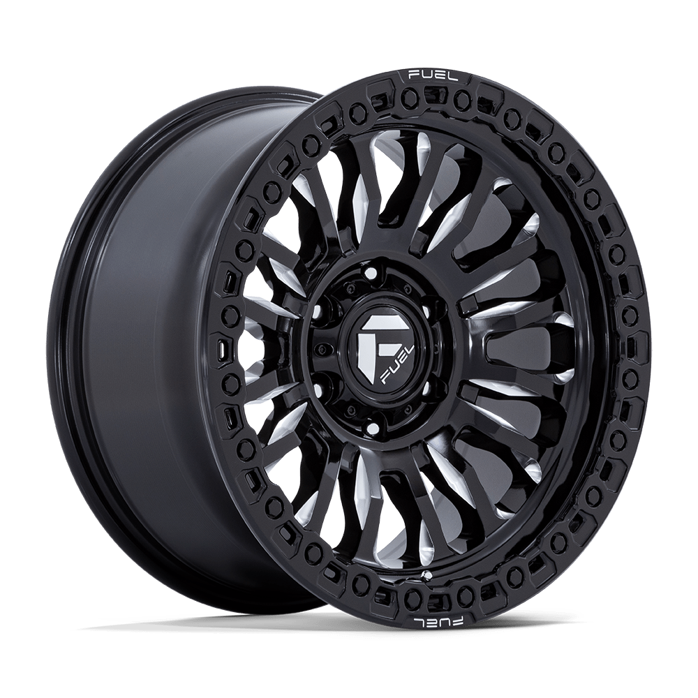 Fuel RINCON Gloss Black Milled 6x139.7 Wheels - product view 4