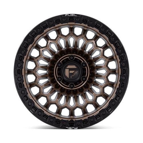 Fuel SINISTER Matte Bronze W/ M-Blk Lip 6x139.7 Wheels - product view 3