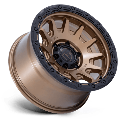 Fuel FORTRESS Matte Bronze W Gloss Black Lip 6x139.7 Wheels - product view 2