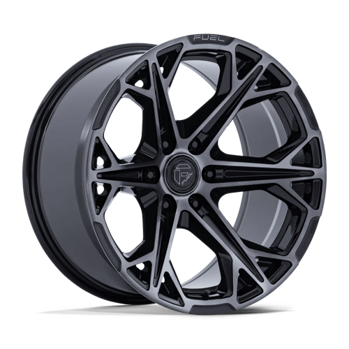 Fuel HAMMERHEAD Gloss Black Dark Tinted Clear 6x139.7 Wheels - product view 1