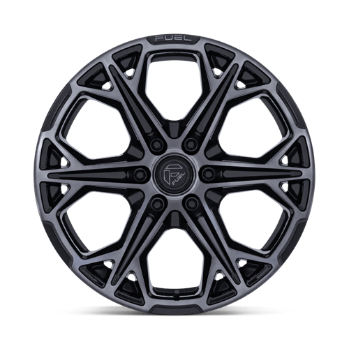 Fuel HAMMERHEAD Gloss Black Dark Tinted Clear 6x139.7 Wheels - product view 3