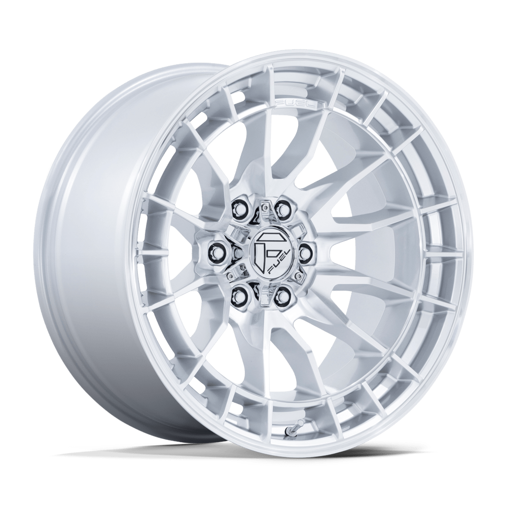 Fuel REVOLT Hyper Silver W/ Machined Face 6x139.7 Wheels - product view 4