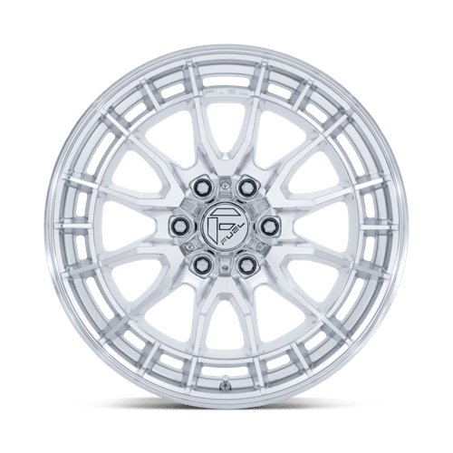 Fuel REVOLT Hyper Silver W/ Machined Face 6x139.7 Wheels - product view 3