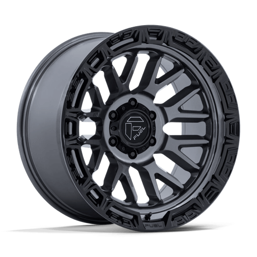 Fuel RAIL Gloss Gunmetal W/ G-Blk Lip 6x139.7 Wheels - product view 1