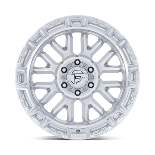 Fuel RAIL Gloss Silver W/ Machined Face 6x139.7 Wheels - product view 3