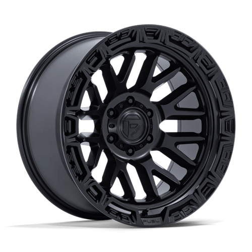Fuel RAIL Matte Black W/ Gloss Black Lip 6x139.7 Wheels - product view 1