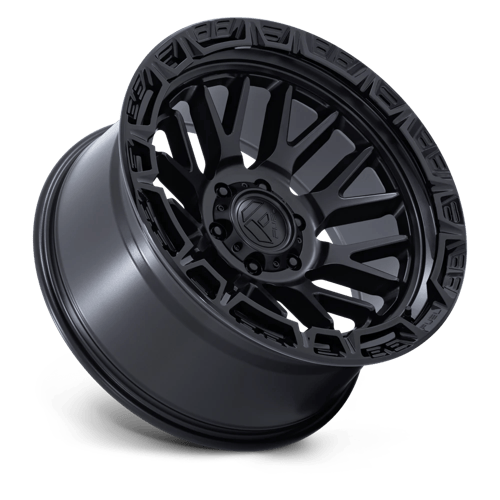 Fuel RAIL Matte Black W/ Gloss Black Lip 6x139.7 Wheels - product view 2