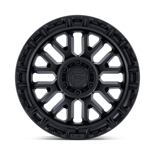 Fuel RAIL Matte Black W/ Gloss Black Lip 6x139.7 Wheels - product view 3