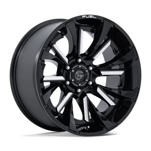 Fuel TANTRUM Gloss Black Milled 6x139.7 Wheels - product view 1