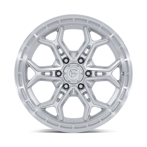 Fuel HEATHEN Gloss Silver W/ Machined Face 6x139.7 Wheels - product view 3