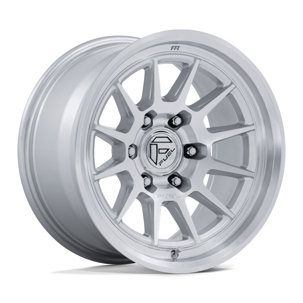 Fuel SPUR Gloss Silver W/ Machined Face 6x139.7 Wheels - product view 4