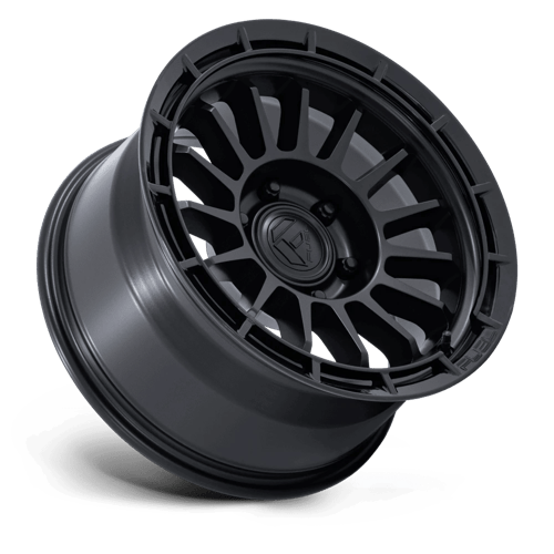 Fuel ASCEND Matte Black W/ Gloss Black Lip 6x139.7 Wheels - product view 2