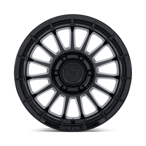 Fuel ASCEND Matte Black W/ Gloss Black Lip 6x139.7 Wheels - product view 3