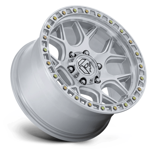 Fuel PUMA Gloss Silver W/ Machined Face 6x139.7 Wheels - product view 2