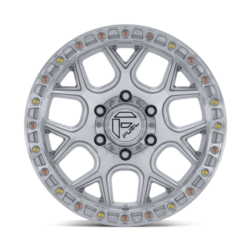 Fuel PUMA Gloss Silver W/ Machined Face 6x139.7 Wheels - product view 3