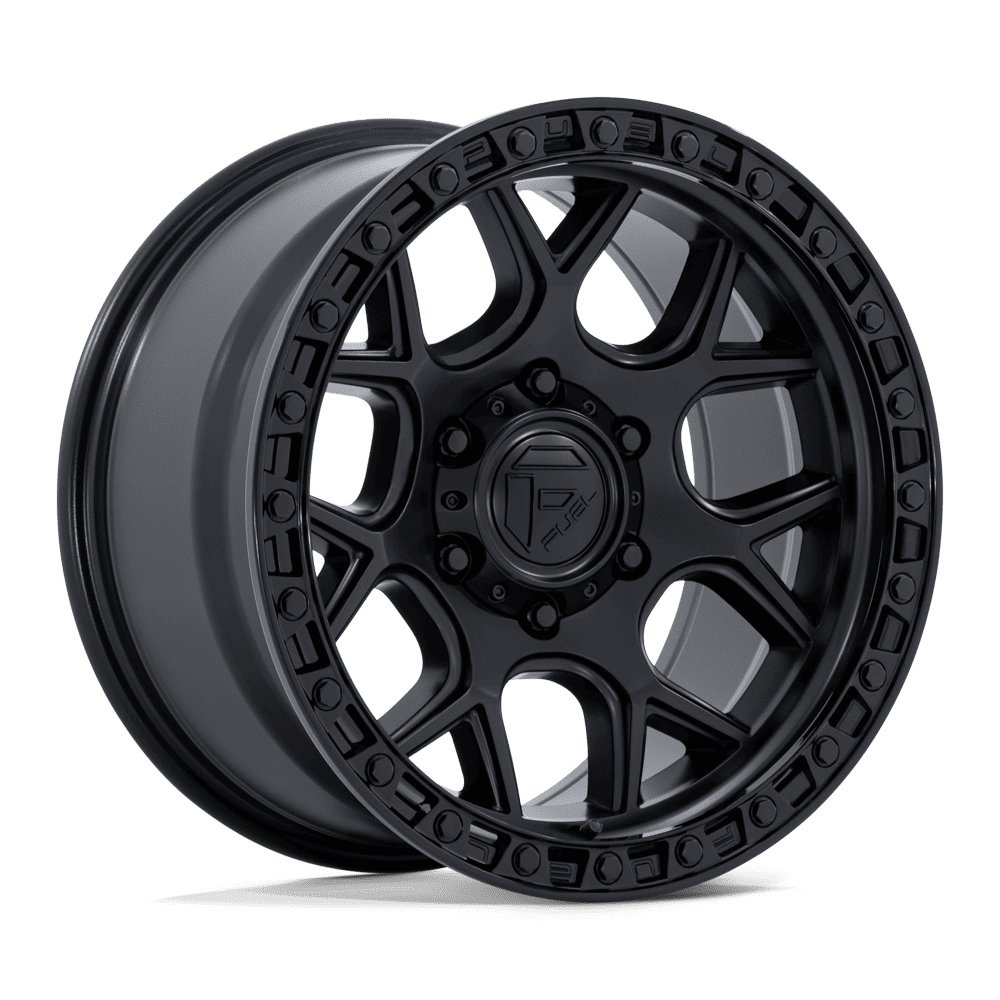 Fuel PUMA Matte Black W/ Gloss Black Lip 6x139.7 Wheels - product view 4