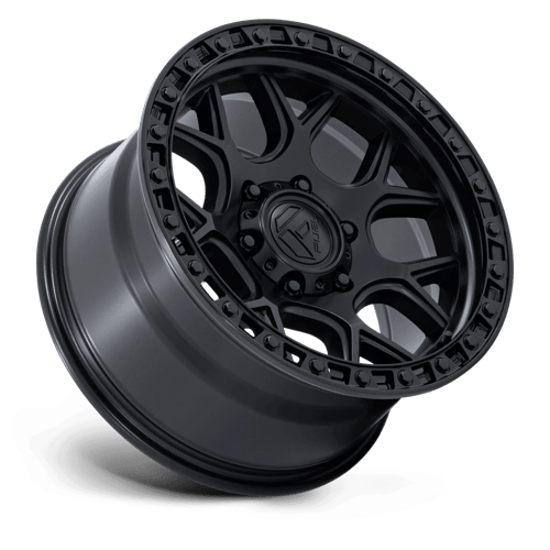 Fuel PUMA Matte Black W/ Gloss Black Lip 6x139.7 Wheels - product view 2