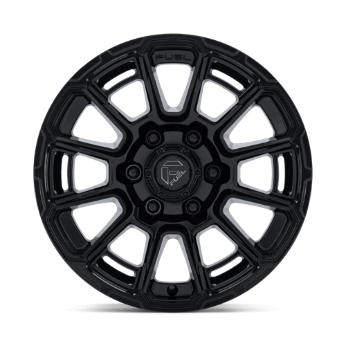 Fuel FOXHOUND Gloss Black 6x139.7 Wheels - product view 3